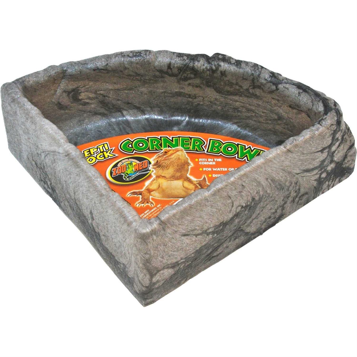 Zoo Med Repti Rock Corner Bowl - Pet Supplies online store