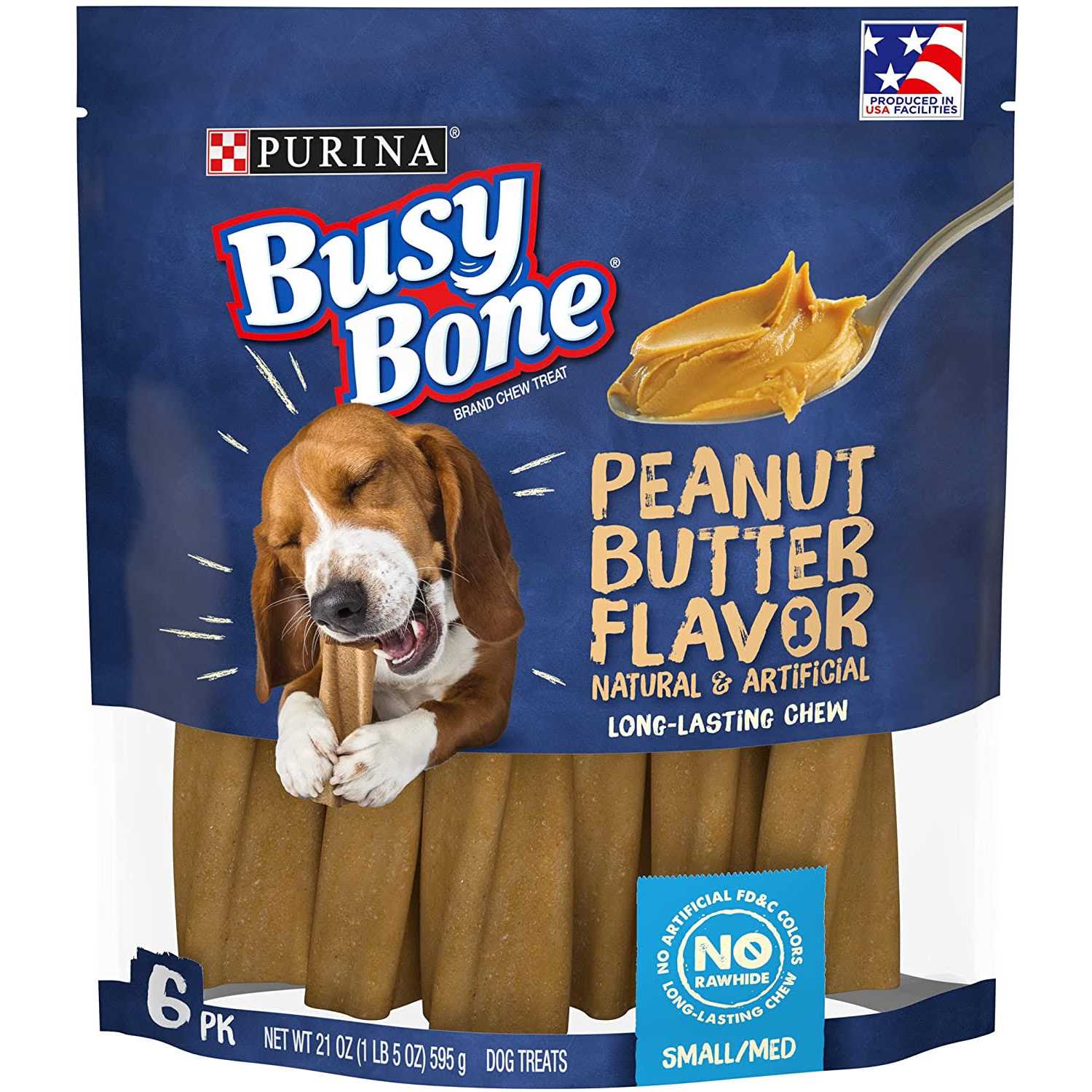 Purina Busy Bone Small & Medium Peanut Butter Dog Treats - Pet Supplies online store
