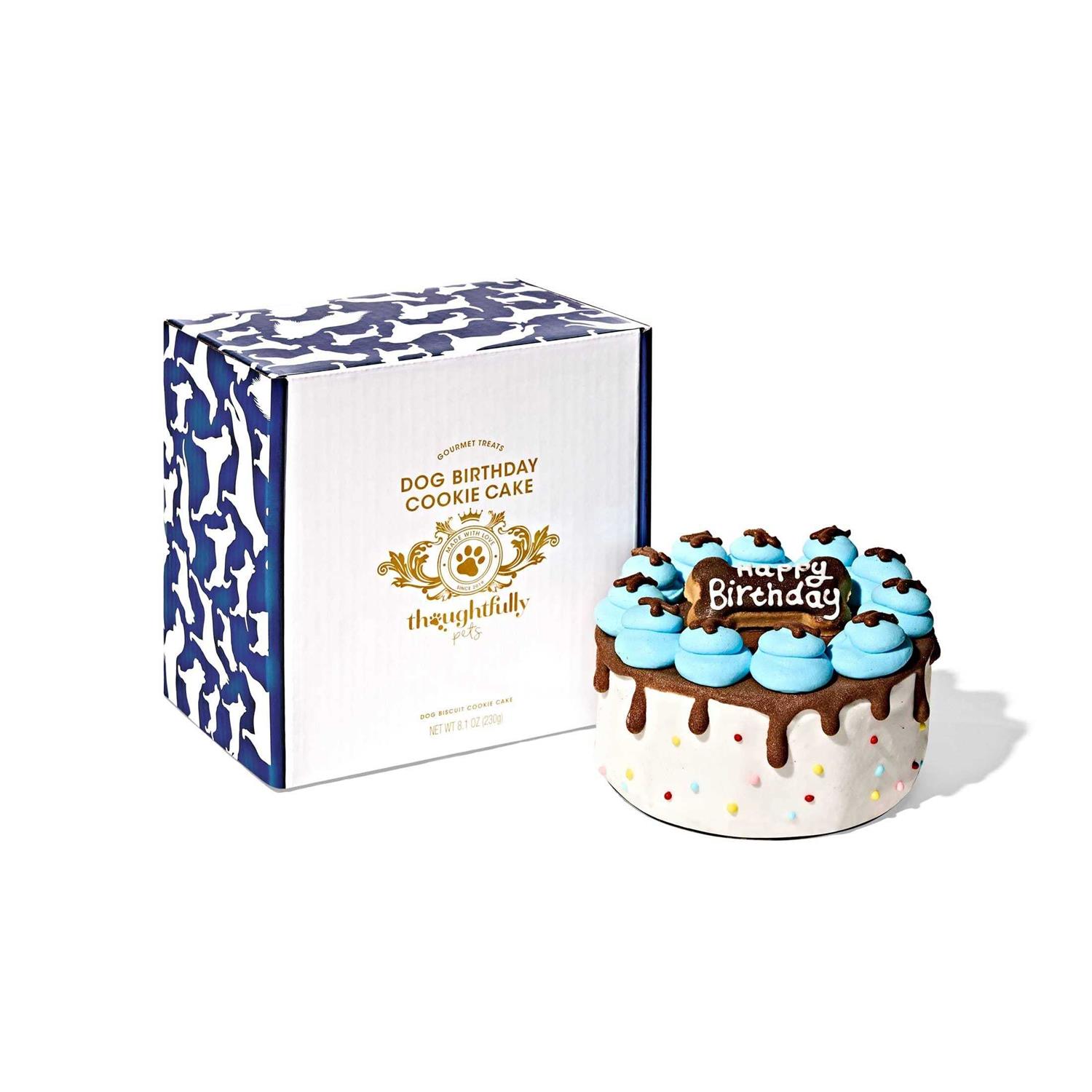 Thoughtfully Pets Dog Happy Birthday Mini Cookie Cake - Pet Supplies online store