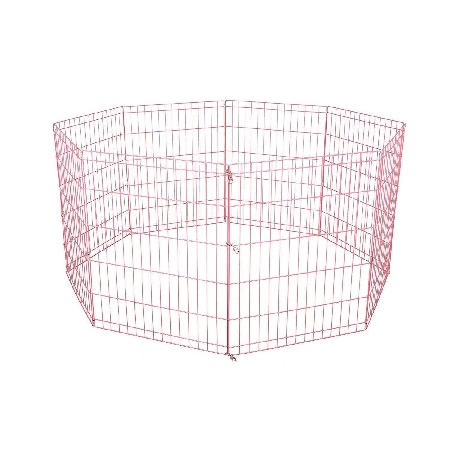 Bestpet 8-Panel Tall Dog Playpen Crate Fence Pet Kennel Play Pen Exercise Cag - Pet Supplies online store