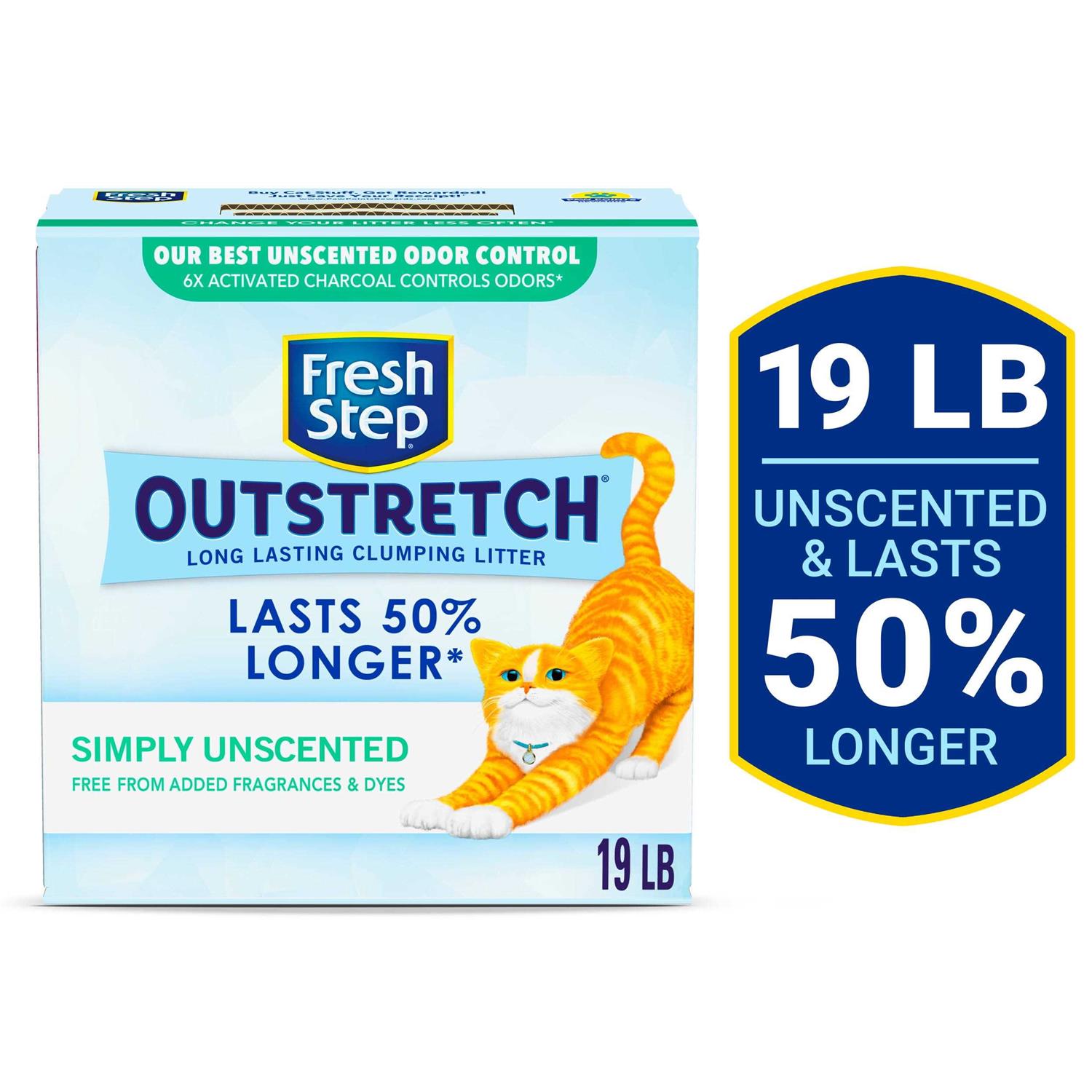 Fresh Step Outstretch Concentrated Clumping Cat Litter Unscented - Pet Supplies online store