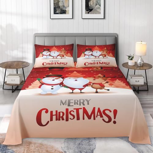 4 Pcs Fitted Sheet Set Full Size with 16