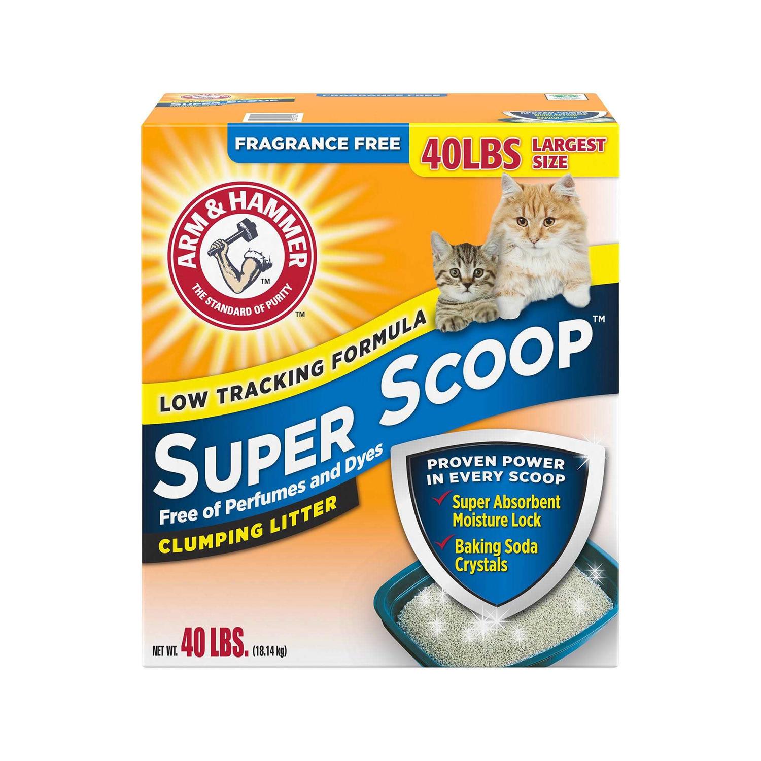 Arm & Hammer Super Scoop Clumping Cat Litter - Pet Supplies online store