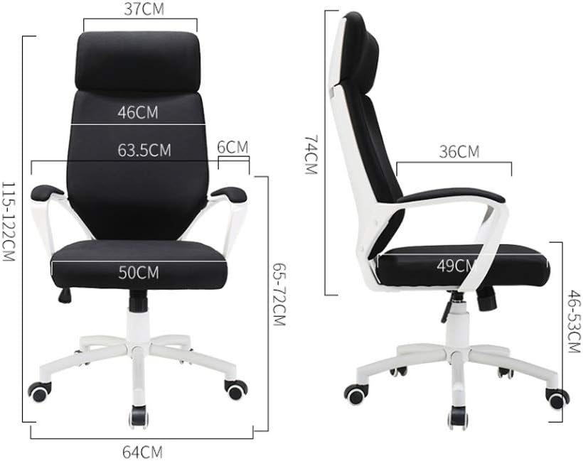 Office-Chair Revolving Lifting Household Simple, Ergonomic Lumbar Support Breathable Mesh Chair