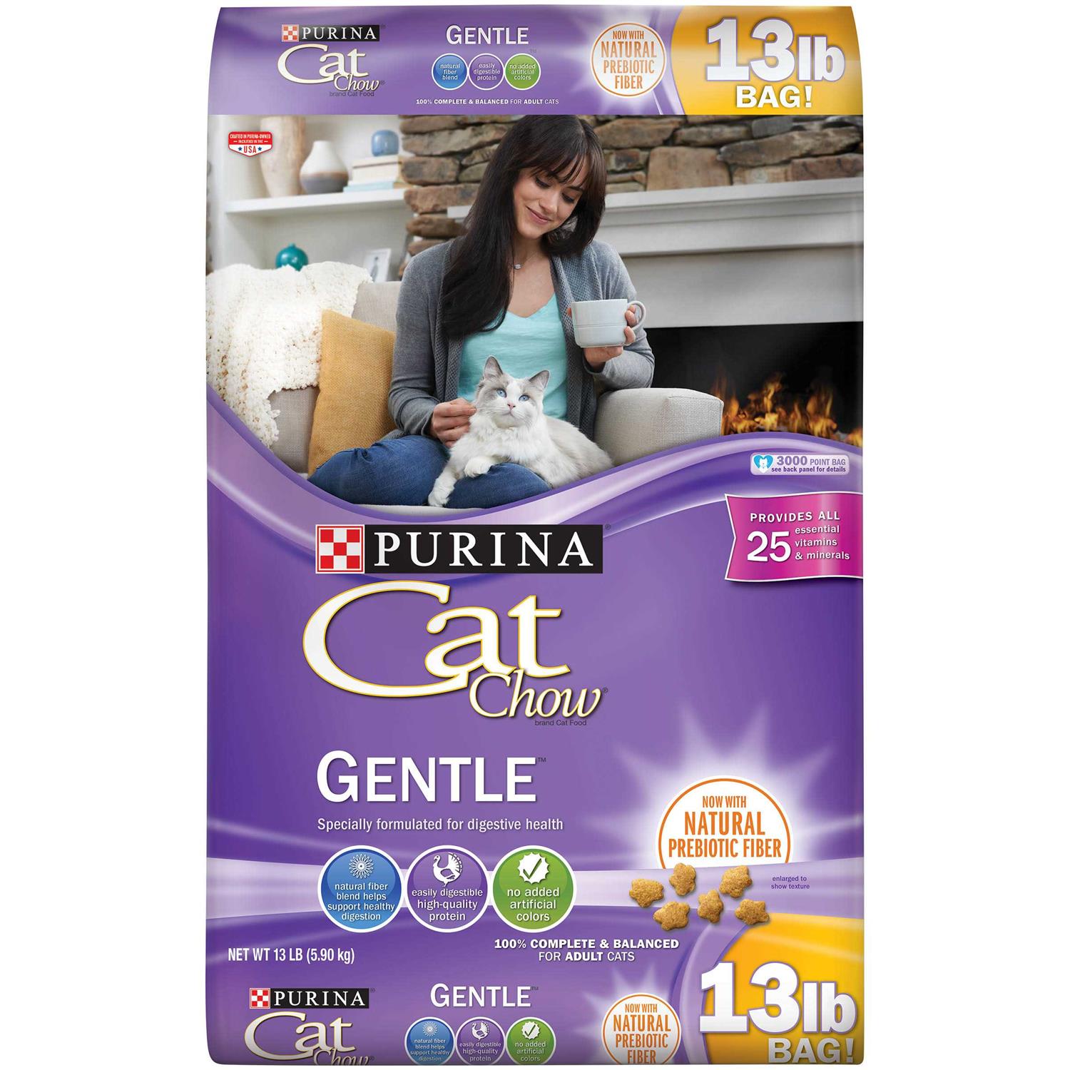 Purina Cat Chow Gentle Dry Cat Food - Pet Supplies online store