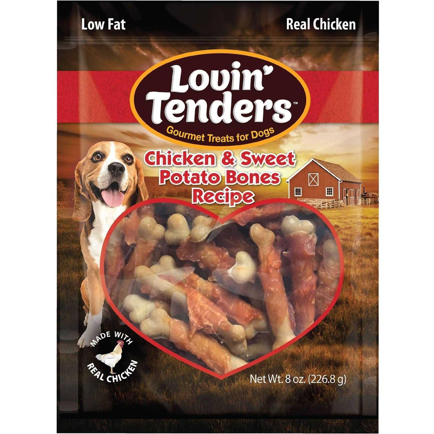 Lovin Tenders Chicken n Sweet Potato Dog Bones - Pet Supplies online store