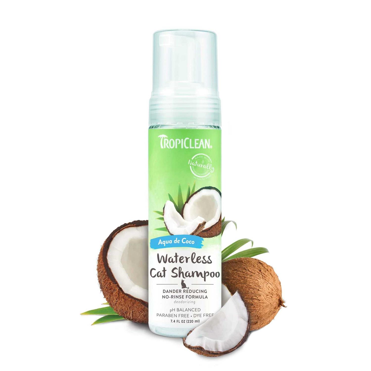 Tropiclean Dander Reducing Waterless Cat Shampoo - Pet Supplies online store