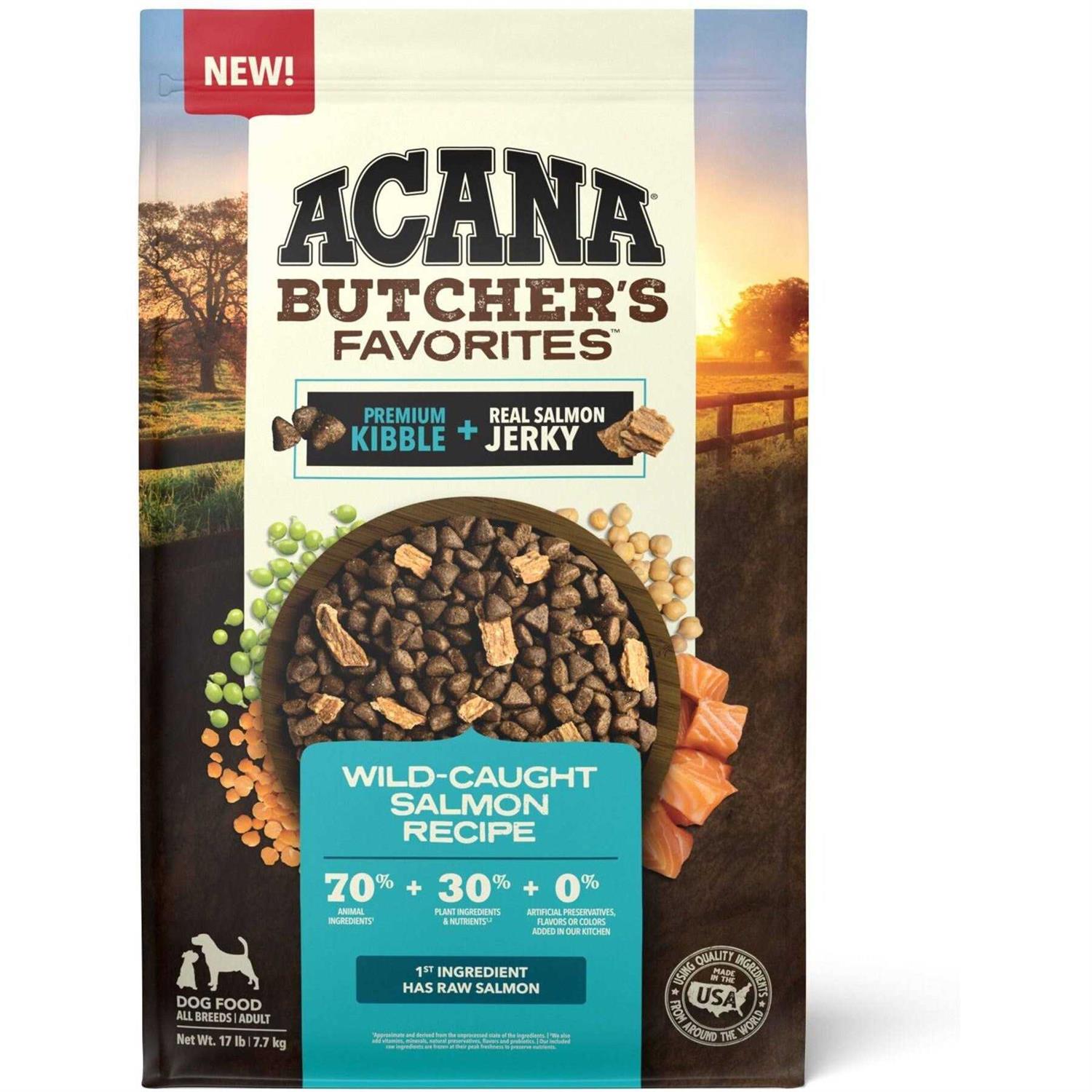Acana Butcher's Favorites Wild-Caught Salmon Dry Dog Food - Pet Supplies online store