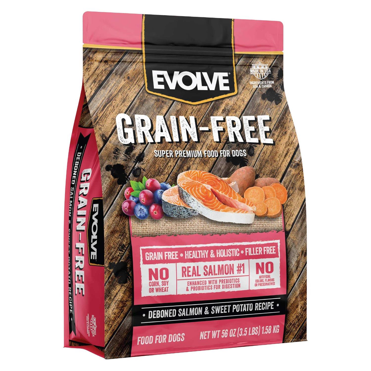 Evolve Grain Free Dog Food Salmon & Sweet Potato Recipe - Pet Supplies online store