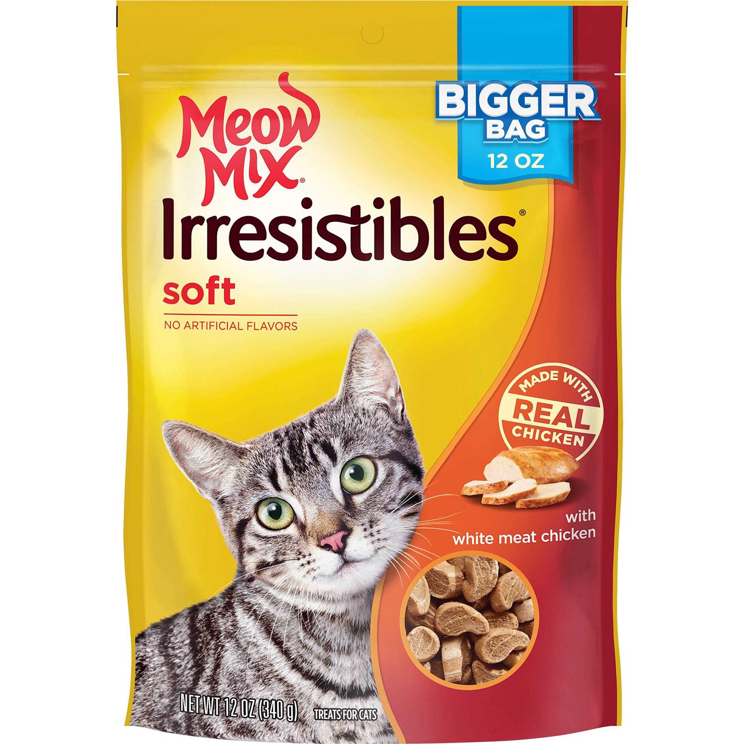 Meow Mix Irresistibles Cat Treats Soft - Pet Supplies online store