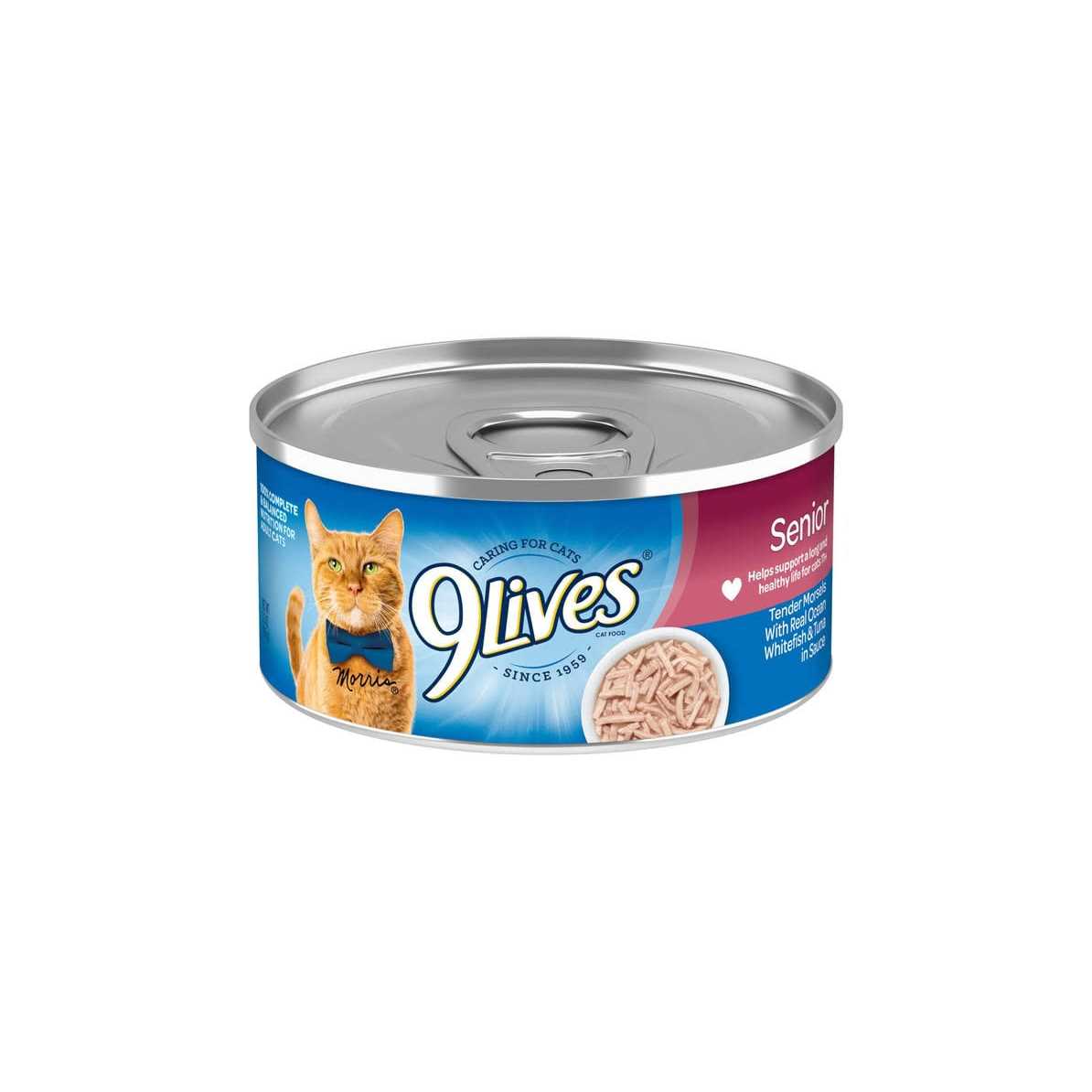 9Lives Wet Kitten Food Meaty Pat With Real Ocean Whitefish & Tuna - Pet Supplies online store