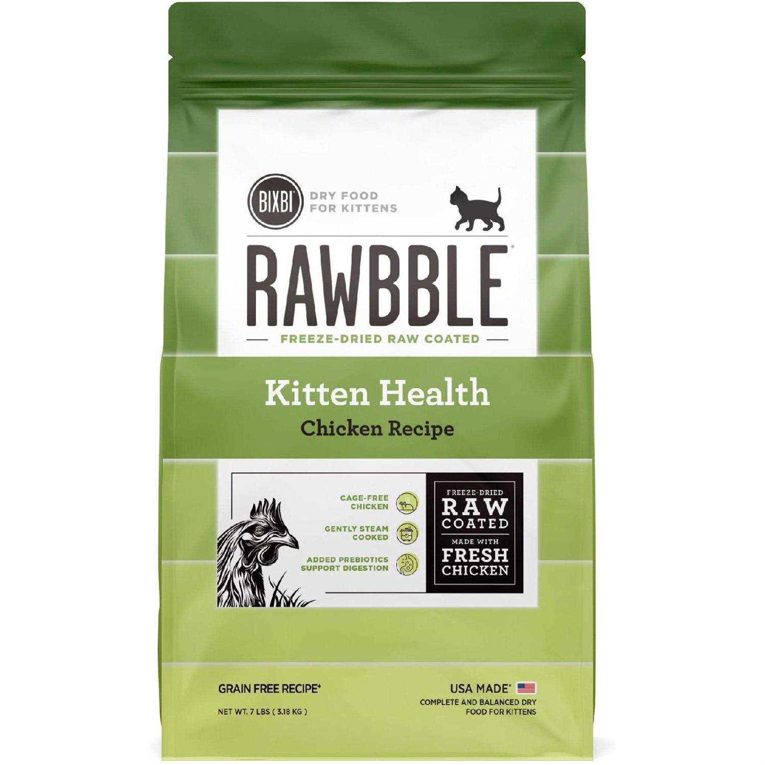 Bixbi Rawbble Chicken Recipe Dry Cat Food - Pet Supplies online store