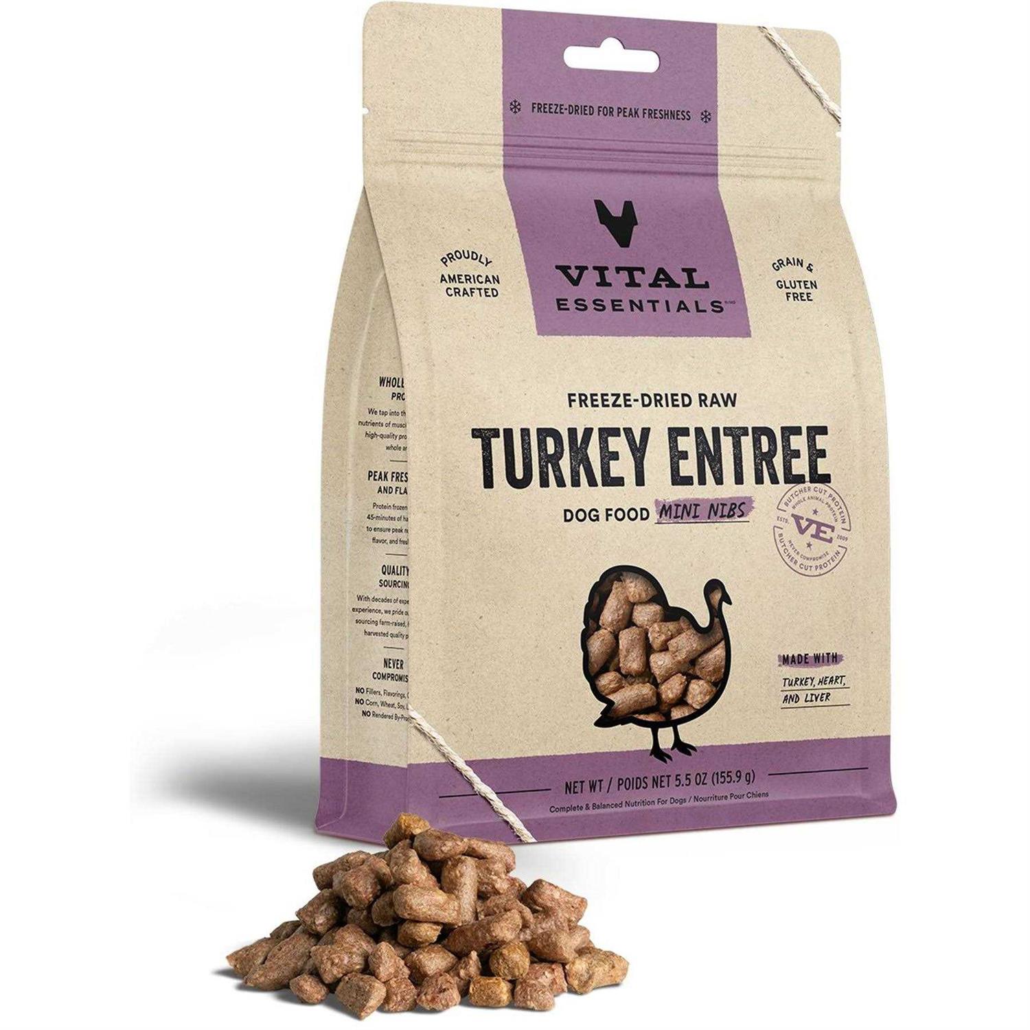 Vital Essentials Freeze-Dried Mini Nibs Dog Food - Pet Supplies online store
