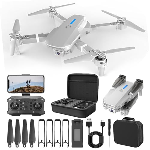 GPS Drone with Camera for Adults 4K with Brushless Motors, Drone With 1080P HD FPV Camera, Remote Control Toys Gifts For Kids, Drone With Altitude Hold, Headless Mode, Start Speed Adjustment