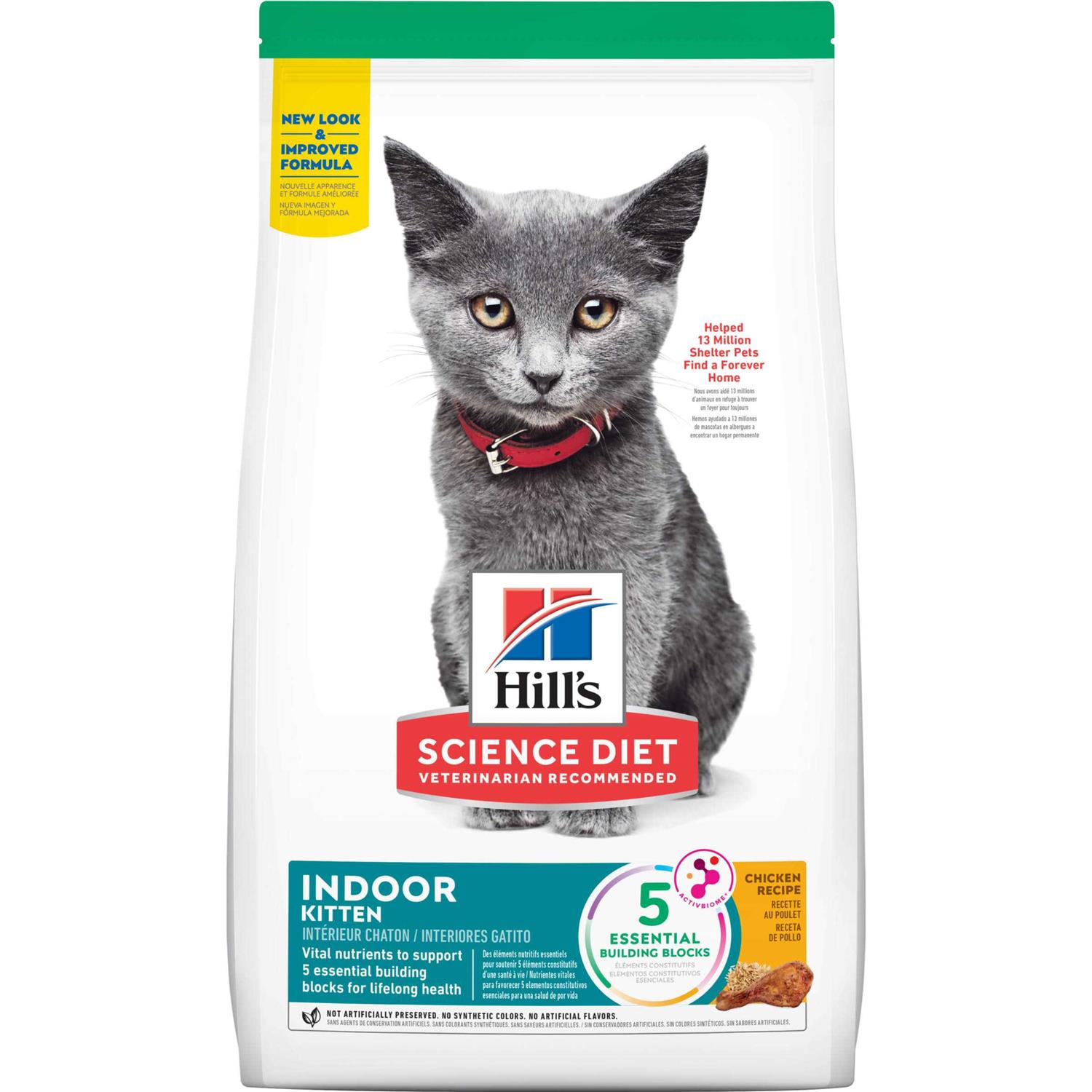Hill's Science Diet Indoor Kitten Dry Cat Food - Pet Supplies online store