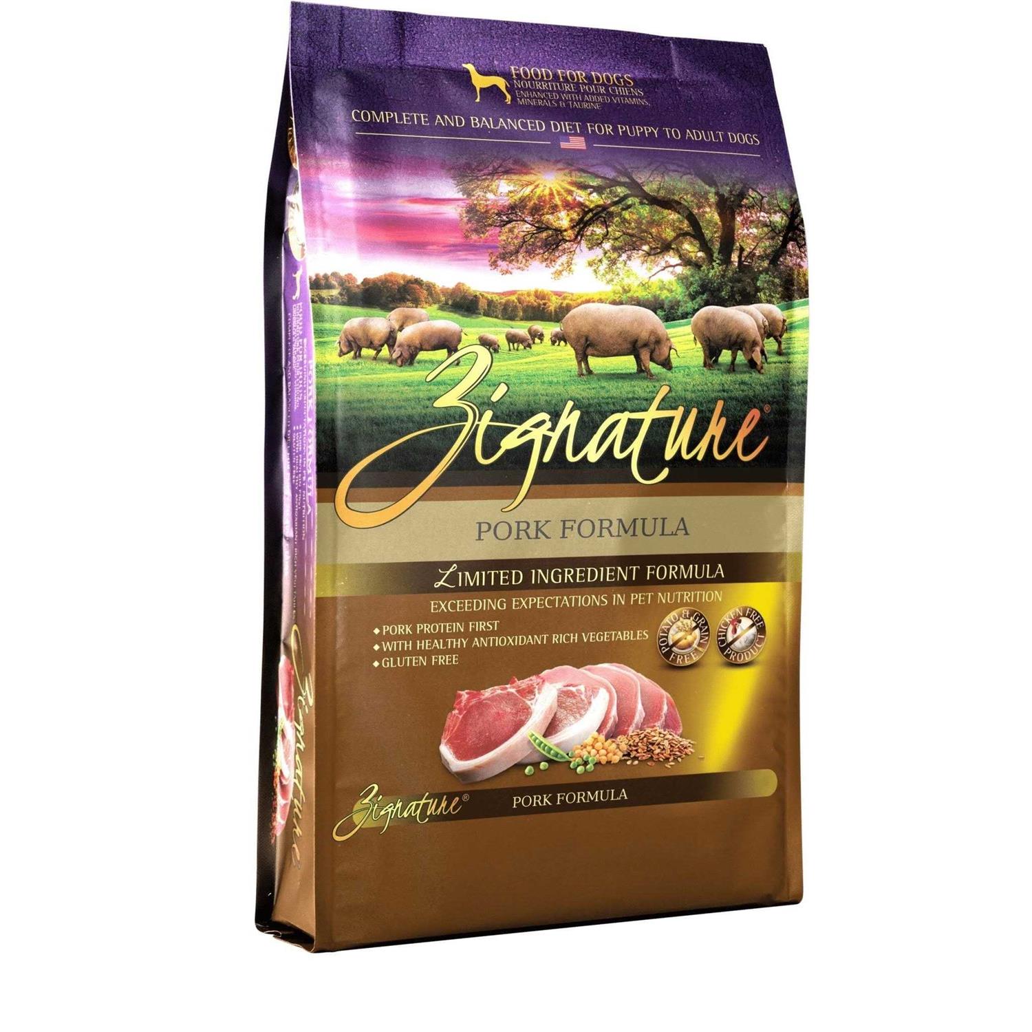 Zignature Limited Ingredient Pork Dry Formula Dog Food - Pet Supplies online store