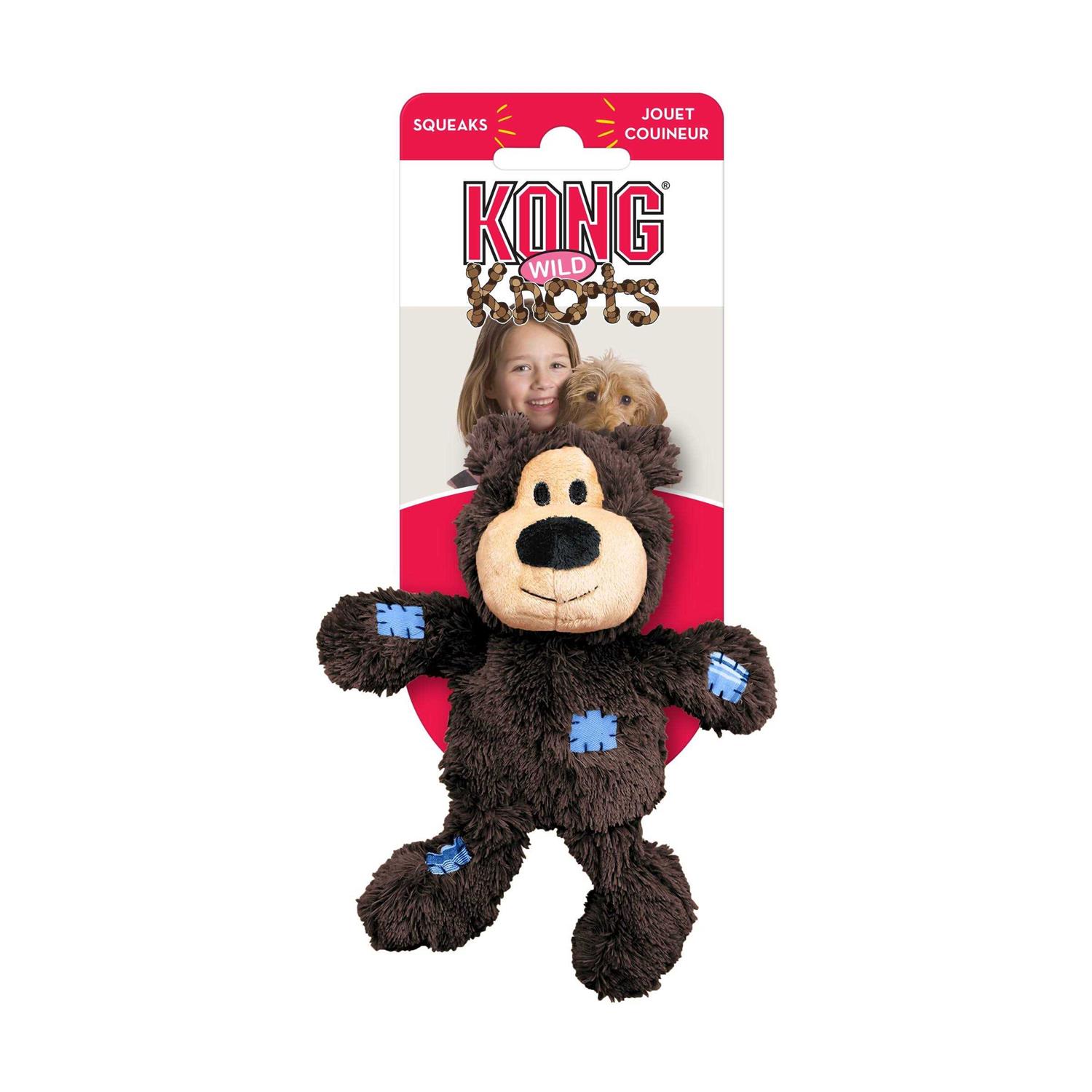 Kong Wild Knots Bear Dog Toy - Pet Supplies online store