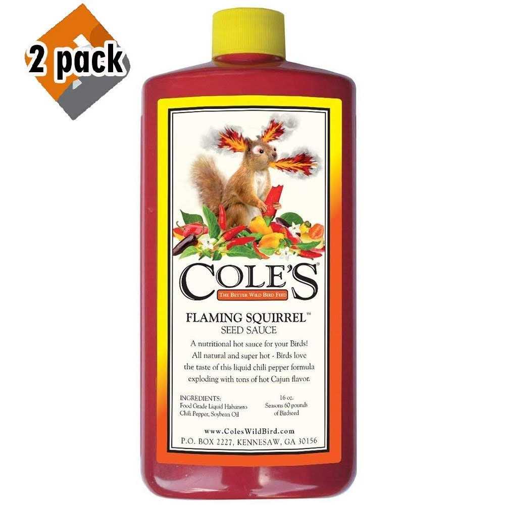 Cole's Flaming Squirrel Seed Sauce - Pet Supplies online store