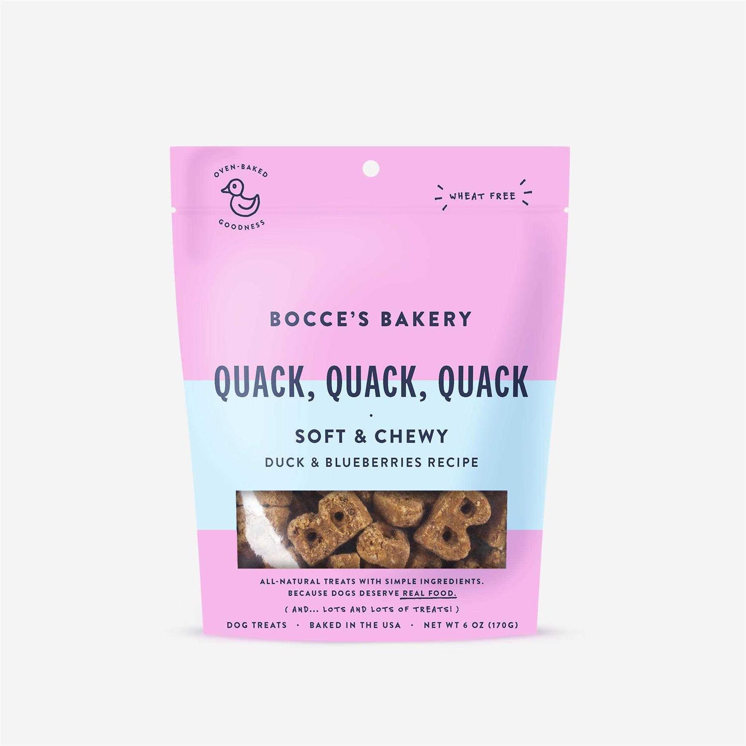 Bocce's Bakery Bac'N Nutty Soft & Chewy Dog Treats - Pet Supplies online store