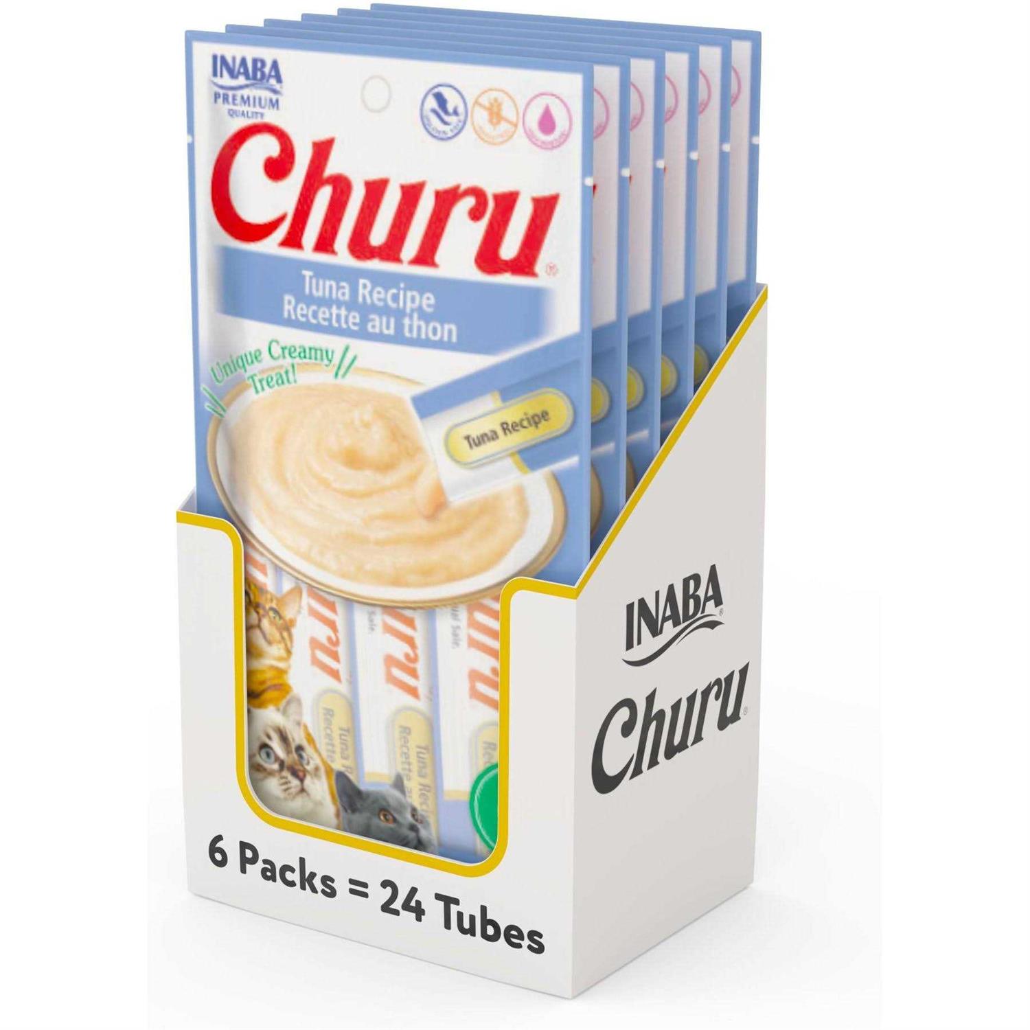 Inaba Churu Grain-Free Puree Tuna Flavor Cat Treats - Pet Supplies online store