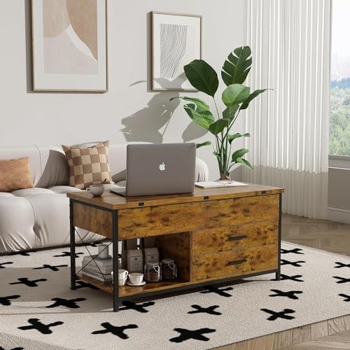 4 in 1 Lift Top Coffee Table, 42