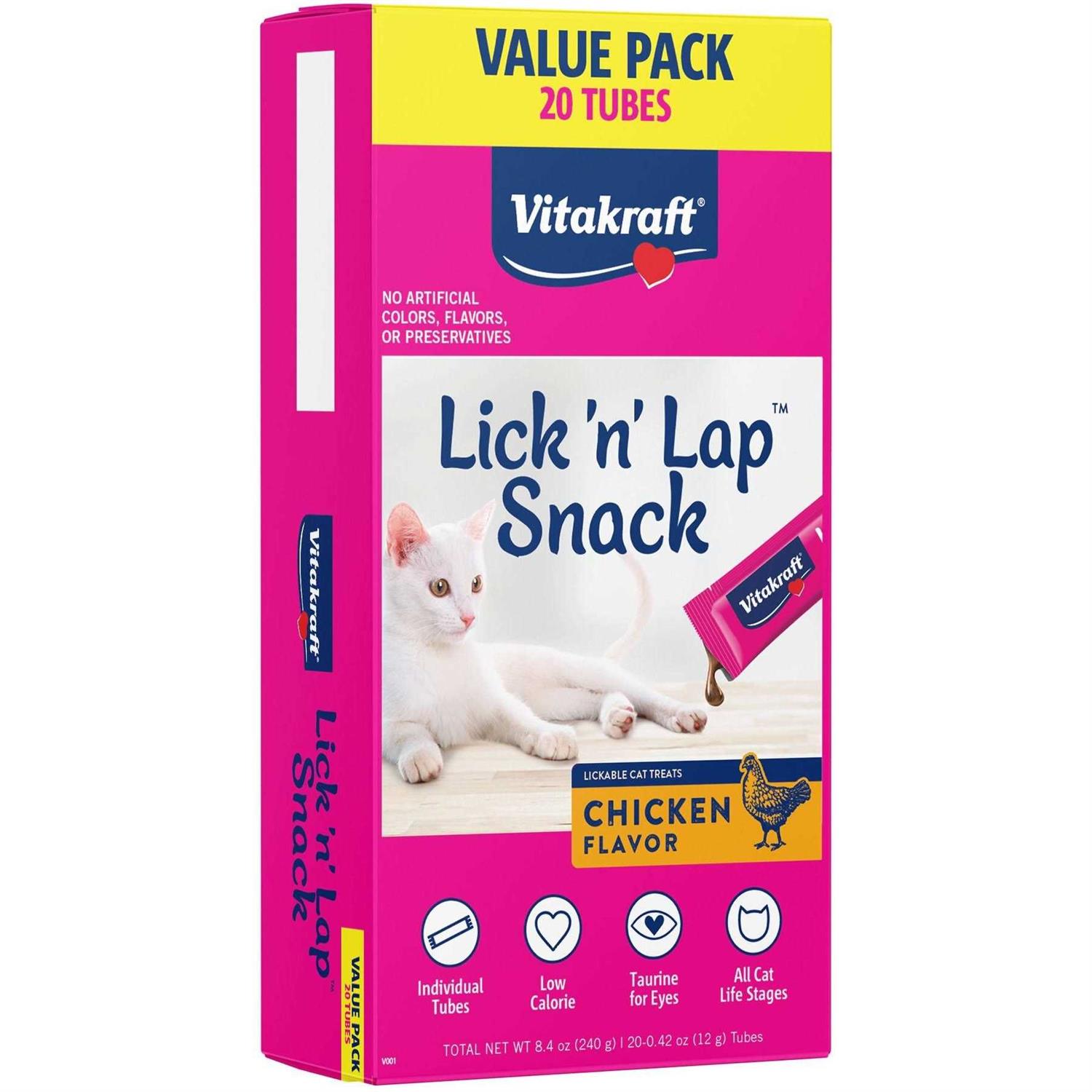 Vitakraft Lick N Lap Snack Cat Treat - Pet Supplies online store