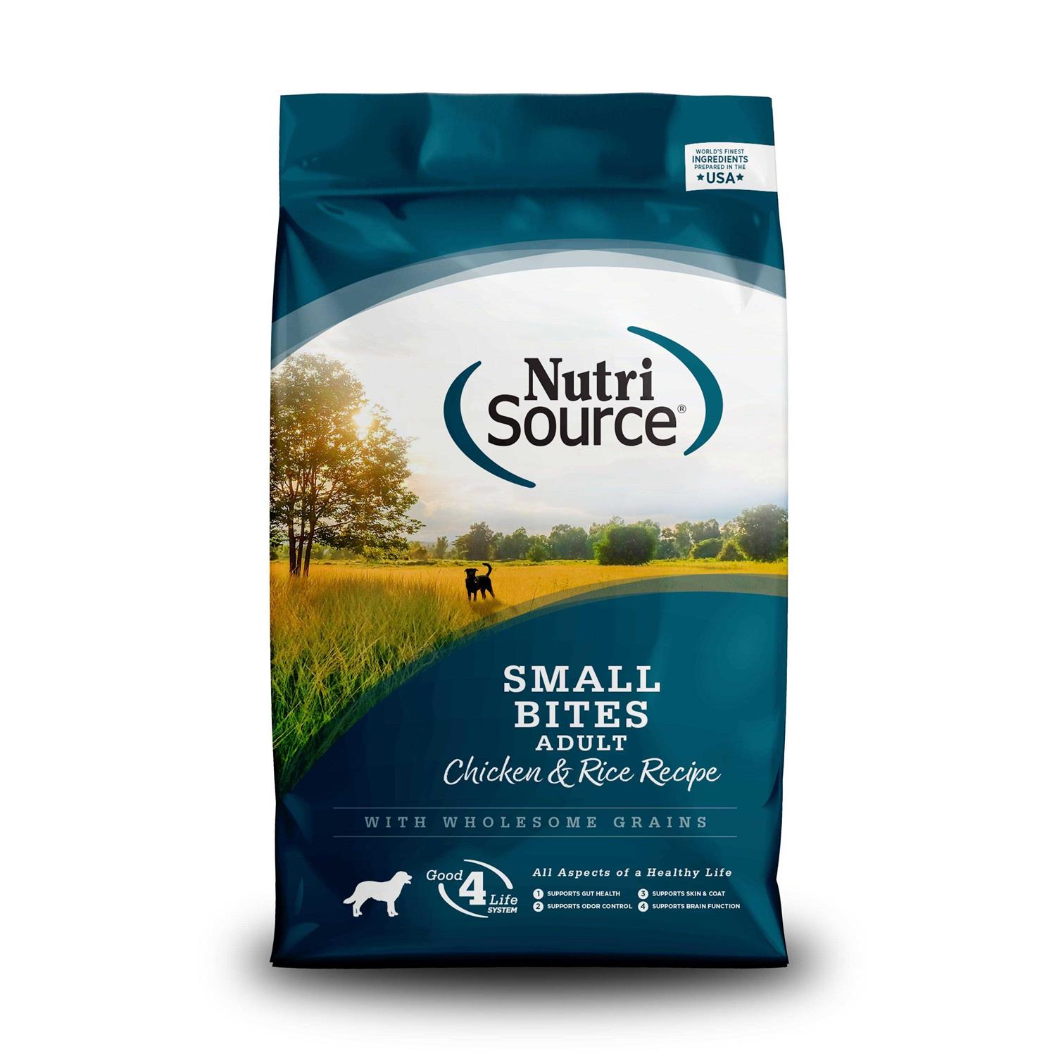 NutriSource Small Bites Adult Chicken & Rice Dry Dog Food - Pet Supplies online store