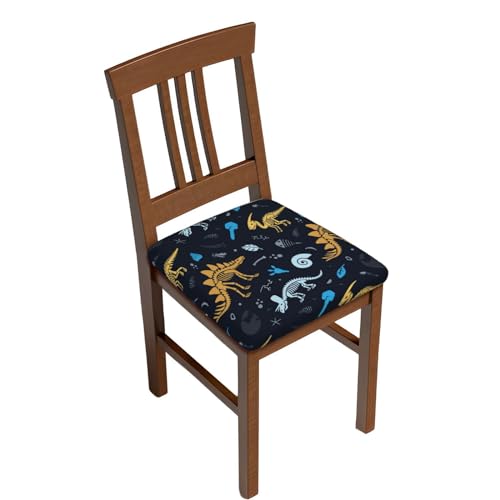 Seat Covers for Dining Room Dinosaur Skeleton Stretch Office Chairs Seat Cover