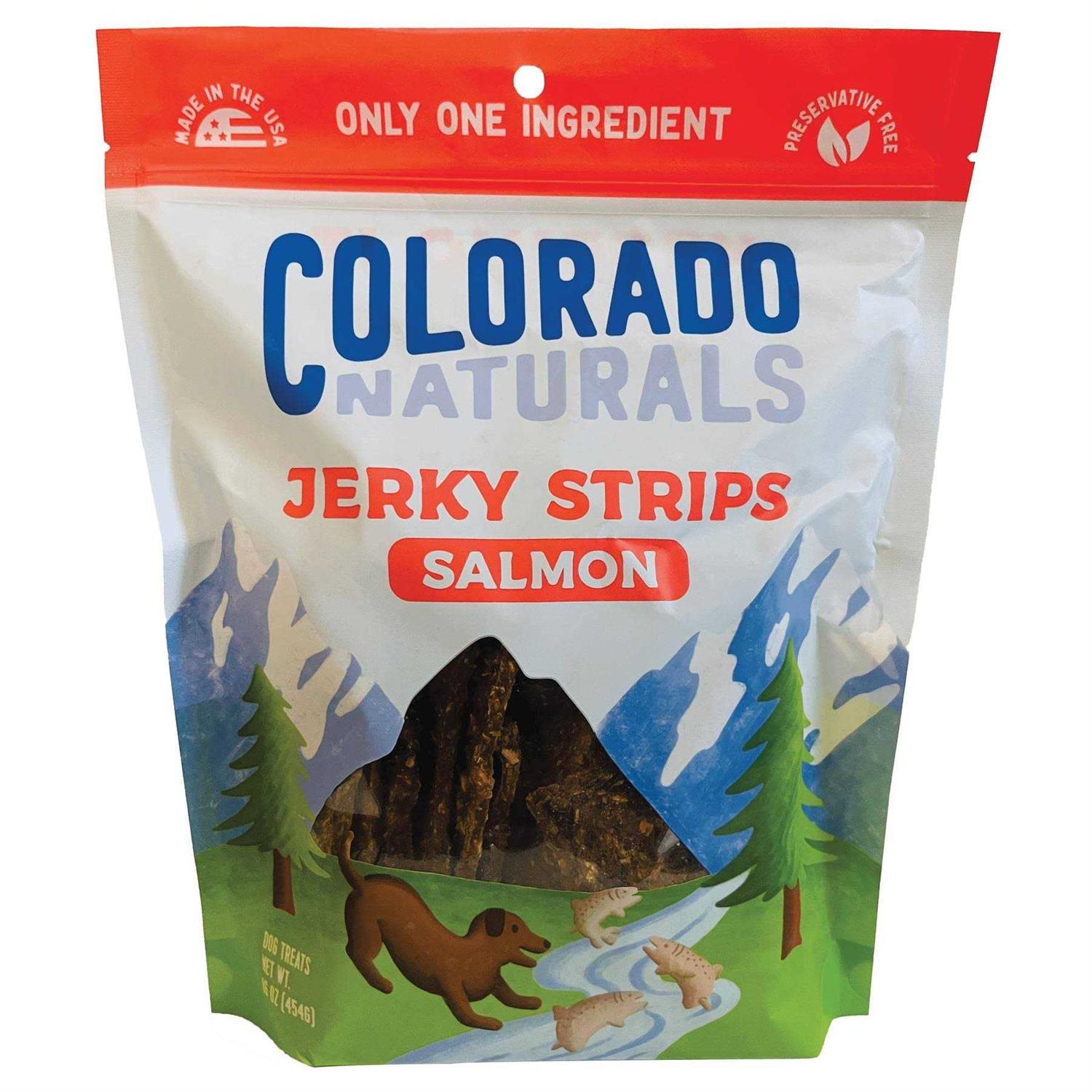 Colorado Naturals Salmon Jerky Dog Treats - Pet Supplies online store