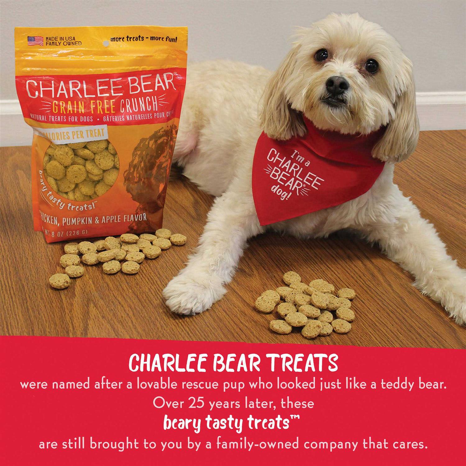 Charlee Bear Grain Free Crunch Dog Treats - Pet Supplies online store