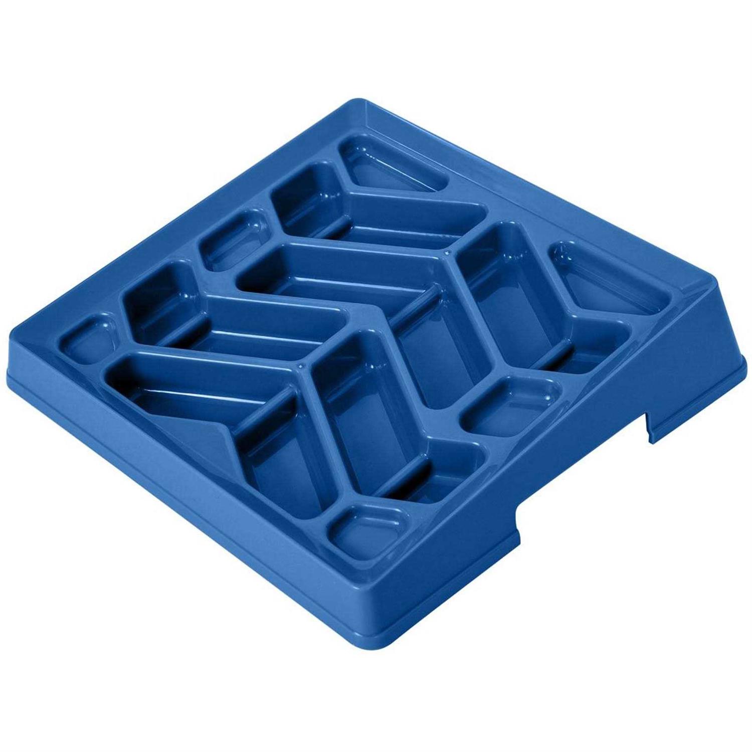 Leashboss Flat Face Feeder Tilted Slow Feed Bowl for Short Snout Dogs & Cats - Pet Supplies online store