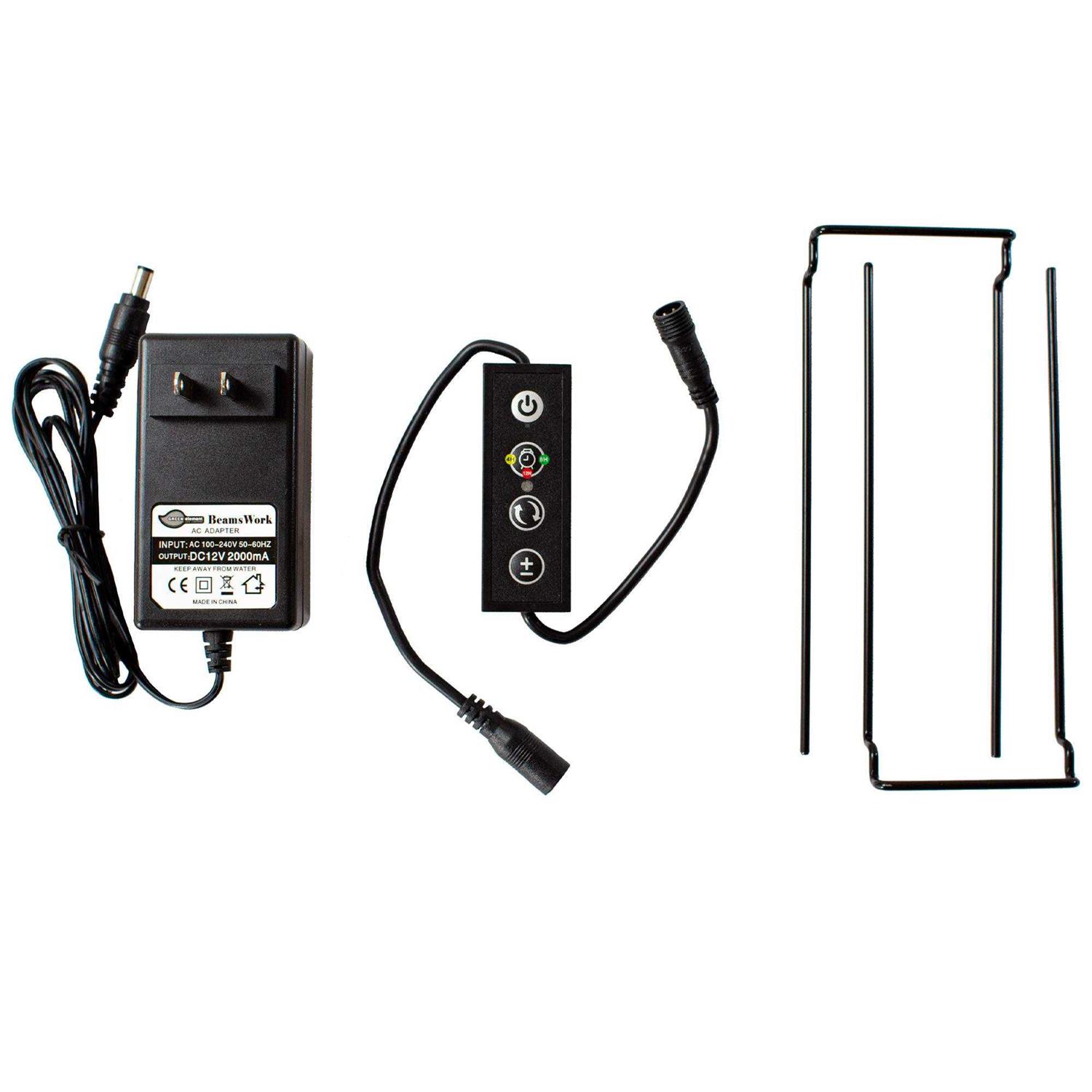 BeamsWork Vivio Full Spectrum LED Timer Adjustable Dimmer Aquarium Fish Tank Light Freshwater 12 20 24 30 36 48 - Pet Supplies online store