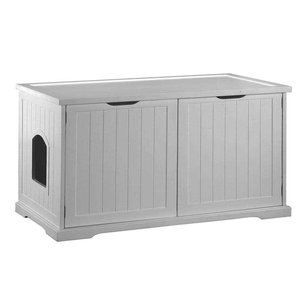 Merry Products Cat Washroom Bench in White - Pet Supplies online store