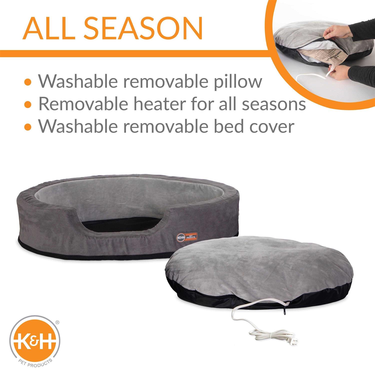 K&H Pet Products Thermo-Snuggly Sleeper Heated Bed - Pet Supplies online store