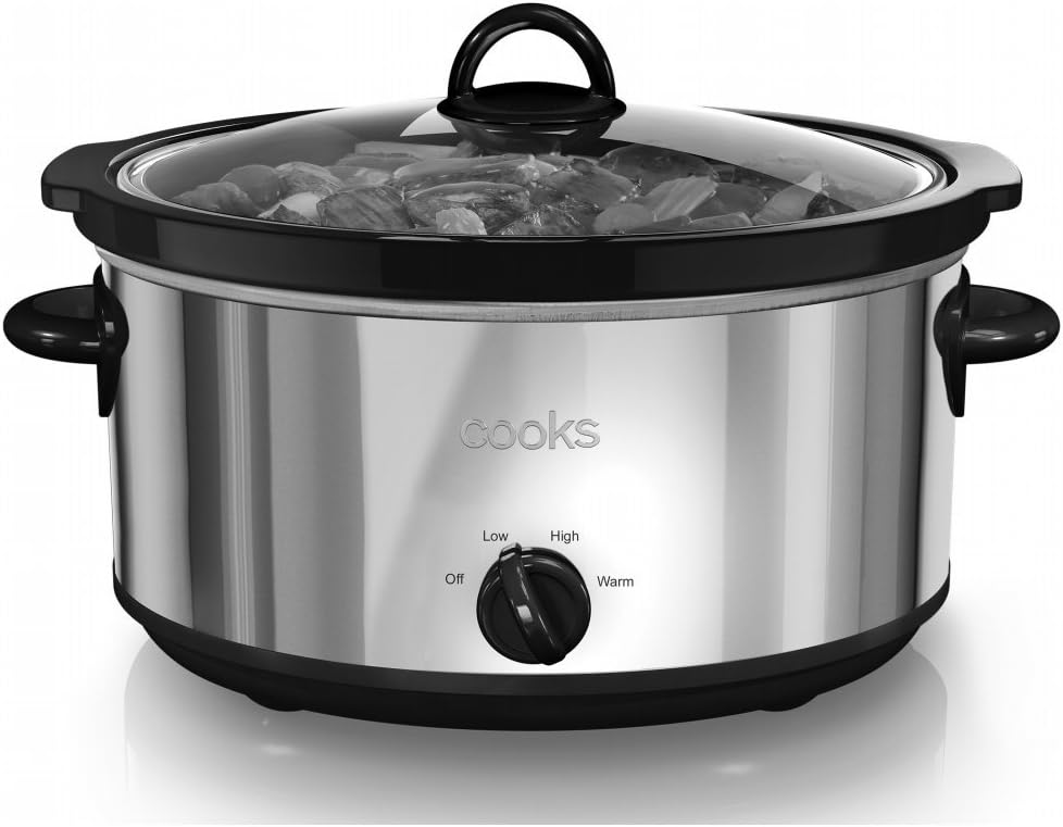 Cooks by JCP Home 6-qt. Stainless Steel Slow Cooker