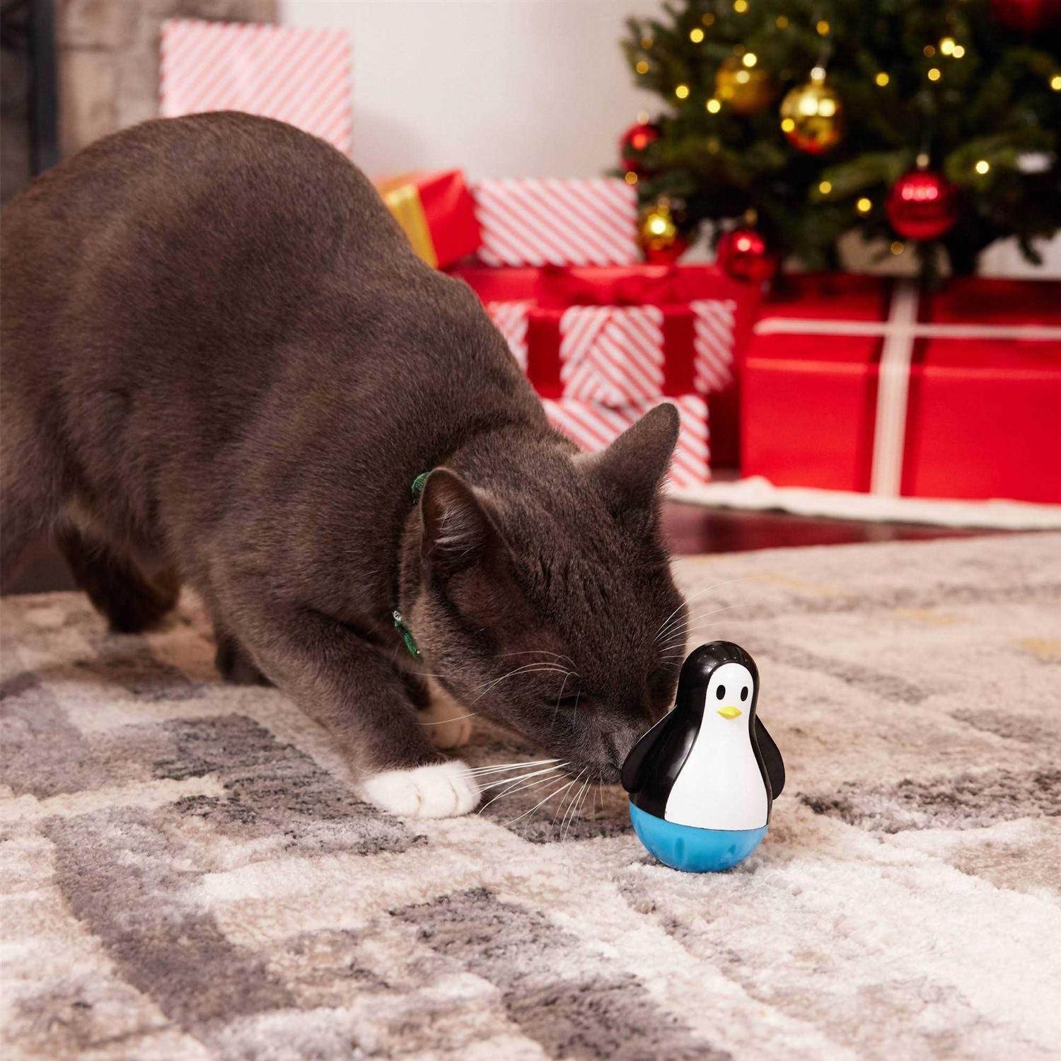 Temptations Snacky Penguin Treat Dispensing Cat Toy - Pet Supplies online store
