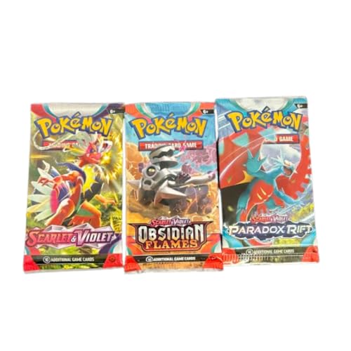 Pokemon TCG: Sealed 3-Booster Pack Lot | 30 Cards, Random Rare, Holo, V, VMAX, VSTAR Odds