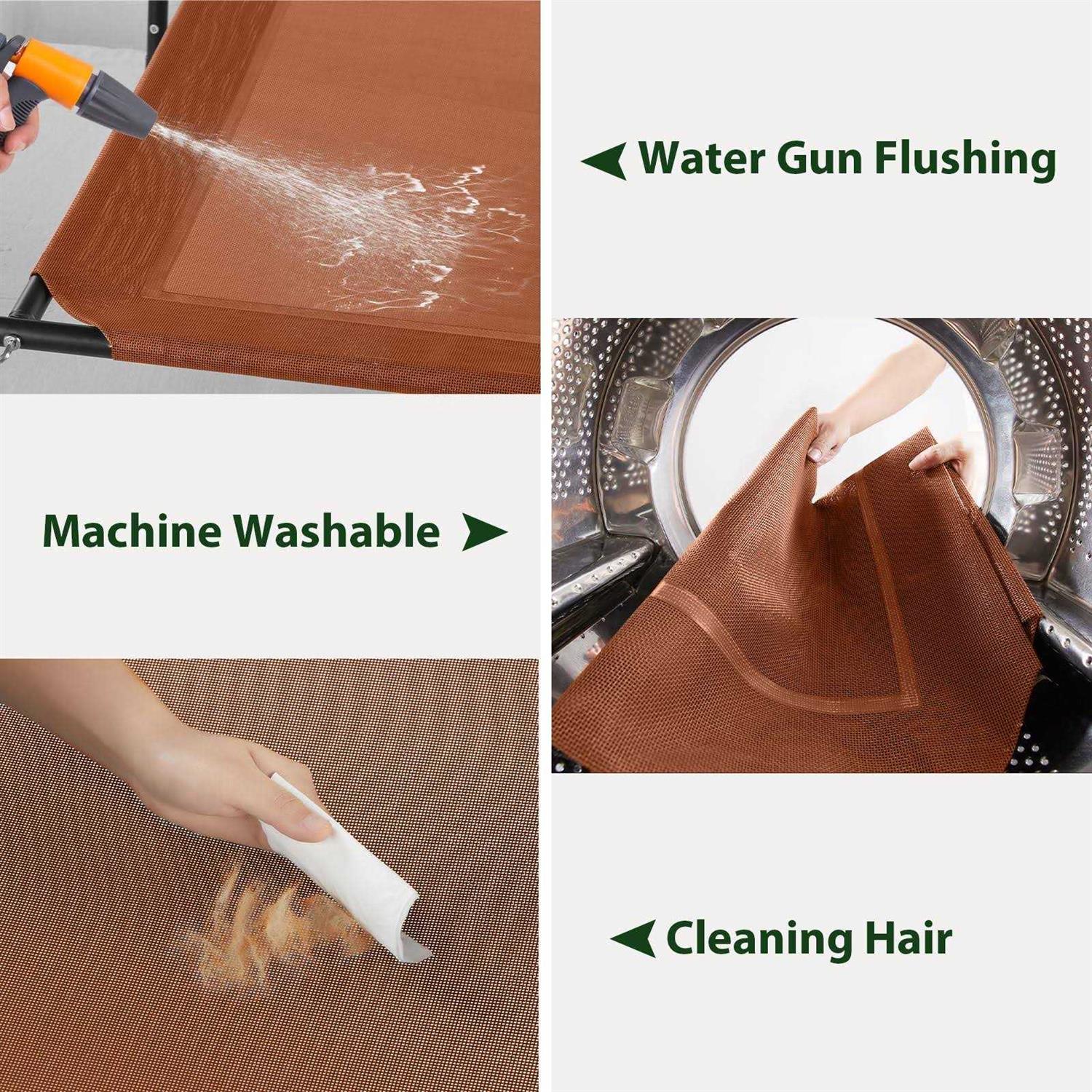 RRPETHOME Large Elevated Cooling Dog Bed,Raised Dog Cots Beds for Large Dogs,Outdoor Dog Bed for Large Dogs,Chew Proof Portable Cooling Pet Cot - Pet Supplies online store