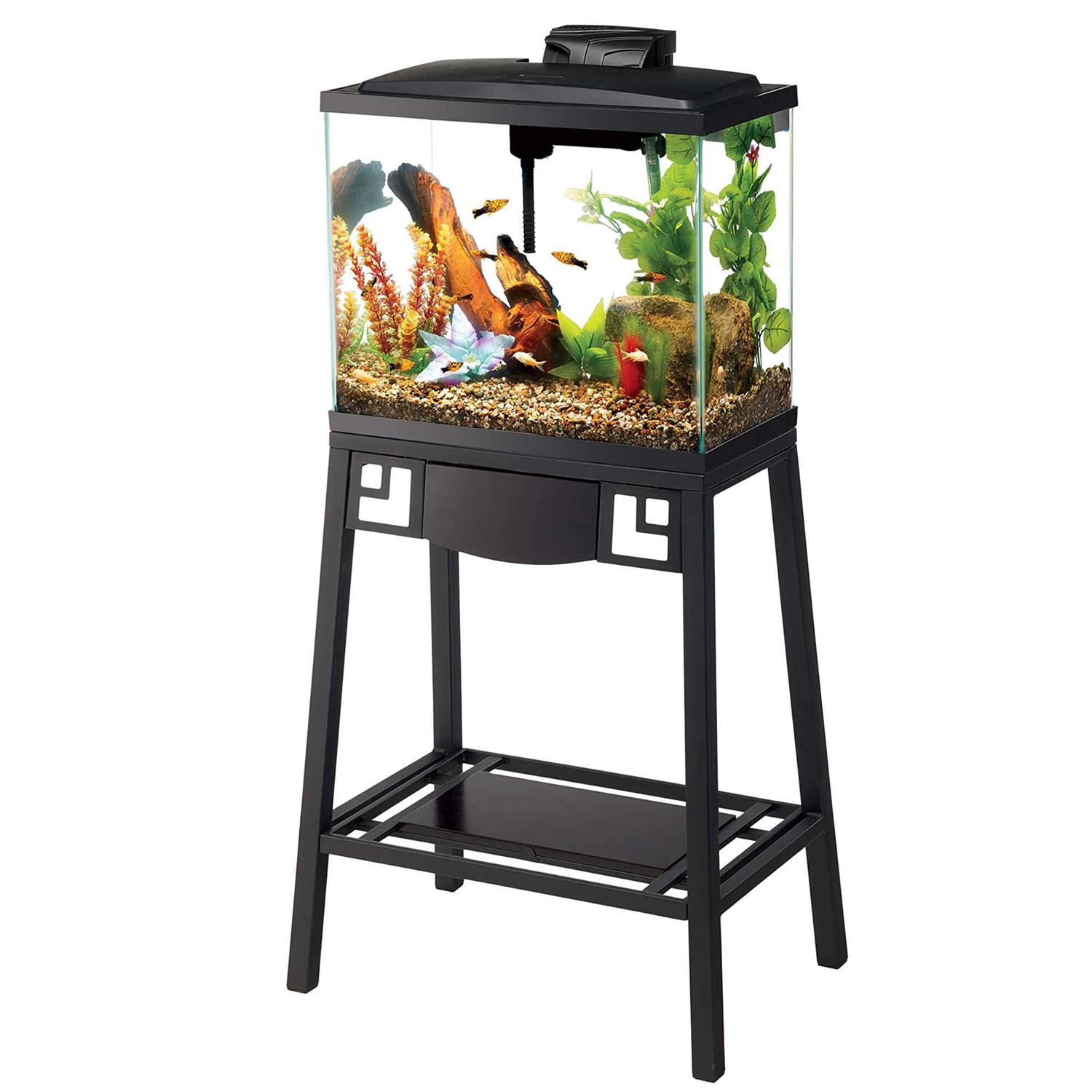 Aqueon Forge Metal Aquarium Stand - Pet Supplies online store