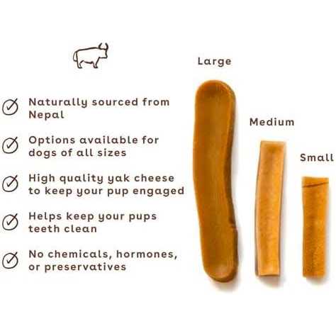 Pupford Yak Cheese Dog Chew - Pet Supplies online store