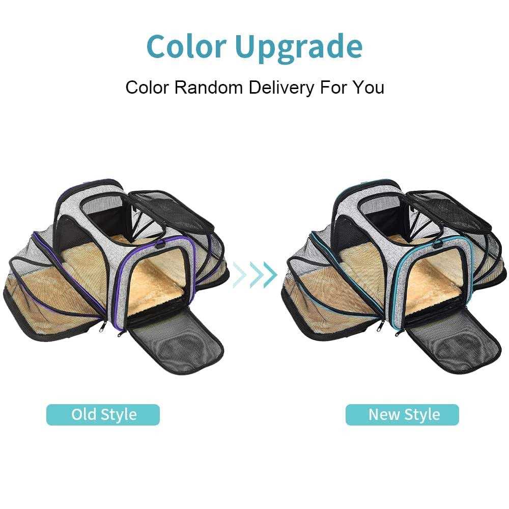 BYTANA Pet Carrier Airline Approved, Expandable Foldable Soft-Sided Dog Carrier, 3 Open Doors, 2 Reflective Tapes, Pet Travel Bag Safe and Easy for Cats - Pet Supplies online store