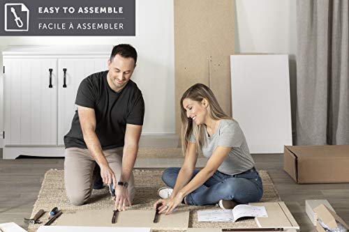 South Shore Versa Computer Hutch, Medium Desk, Winter Oak