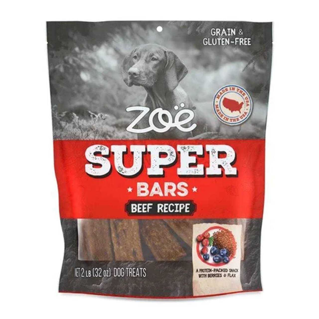 Zoe Beef Recipe Super Bars Dog Treats - Pet Supplies online store