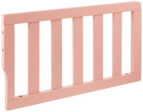 Universal Convertible Crib Toddler Guard Rail in Dusty Pink, Converts Cribs to Toddler Beds, Safety Guard Rail for Toddlers, Made of Solid Wood