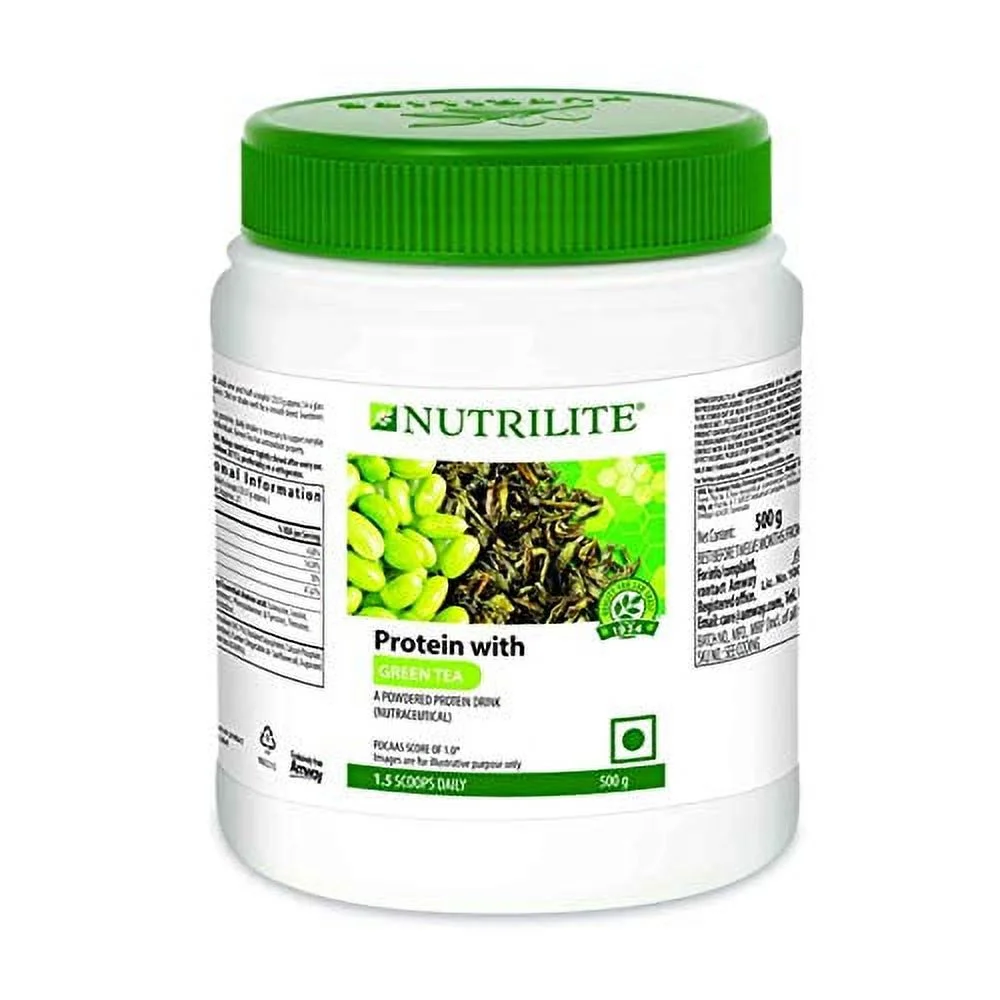 Amway Nutrilite Protein Powder with Green Tea(500 GMS)