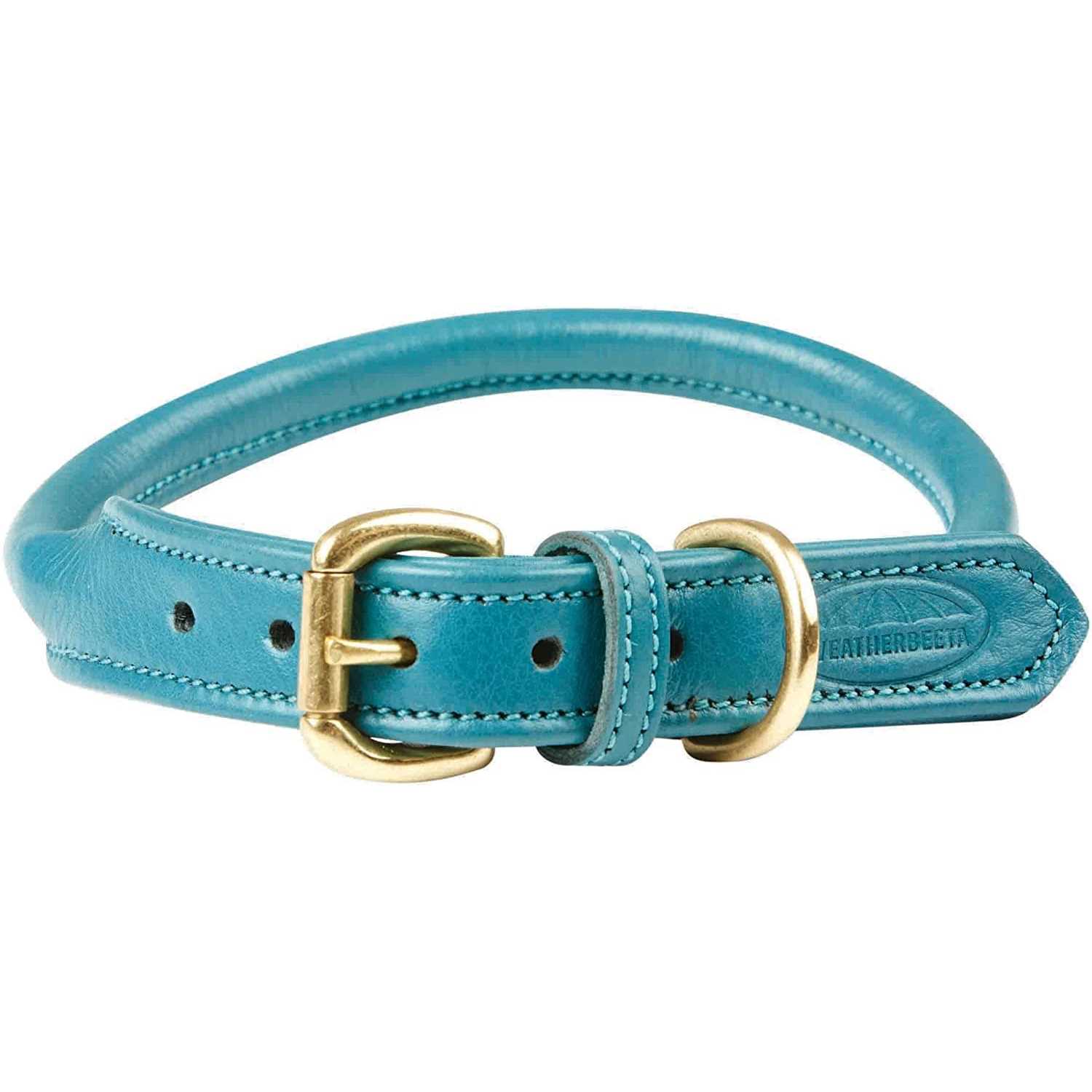 Weatherbeeta Rolled Leather Dog Collar - Pet Supplies online store