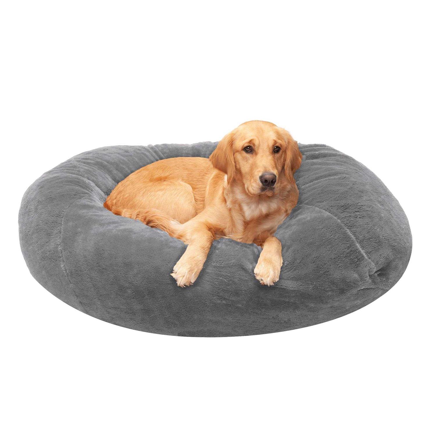 FurHaven Pet Round Plush Ball Dog Bed - Pet Supplies online store