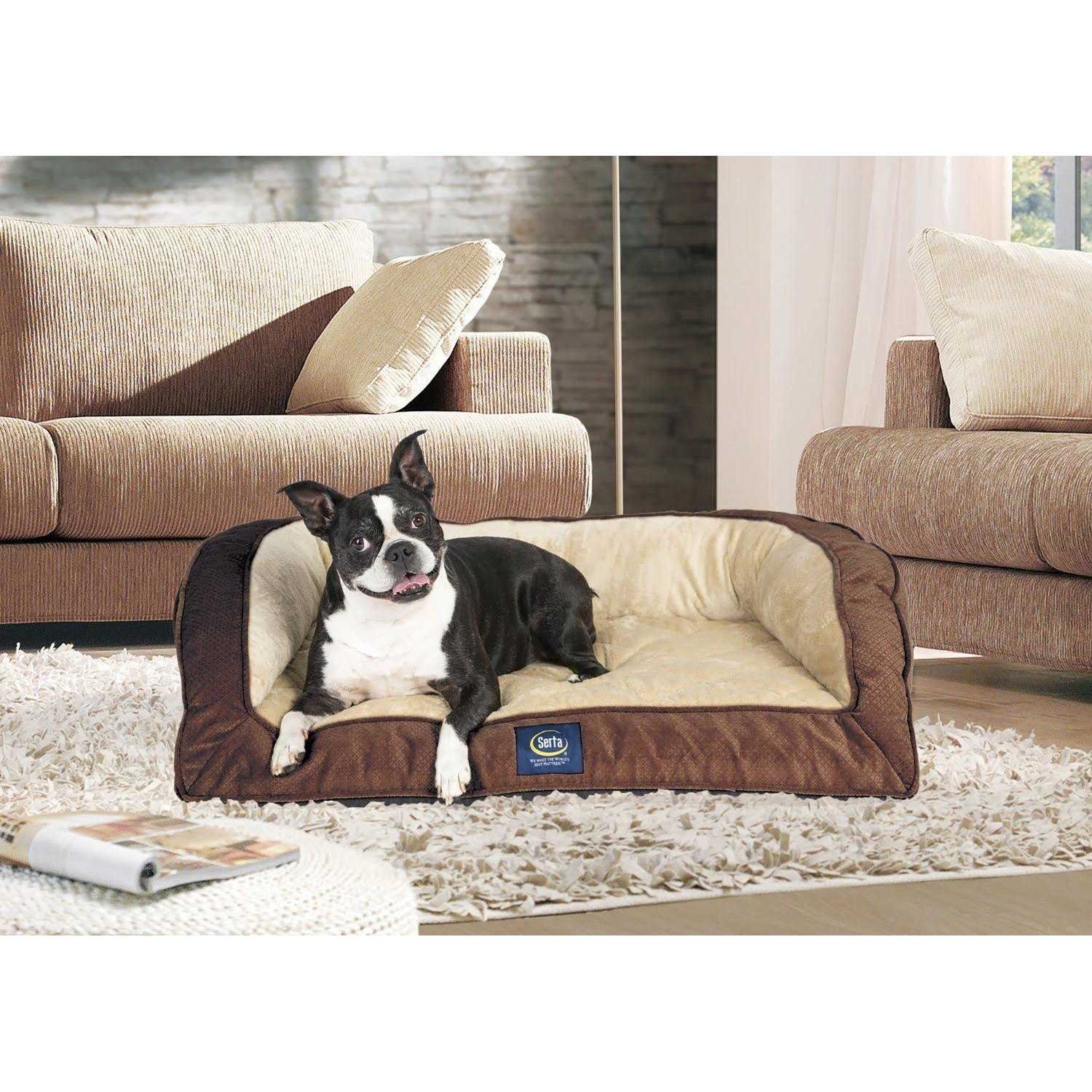 Serta Ortho Quilted Couch Pet Bed - Pet Supplies online store
