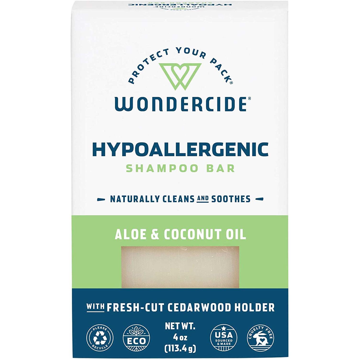 Wondercide Hypoallergenic Shampoo Bar - Pet Supplies online store
