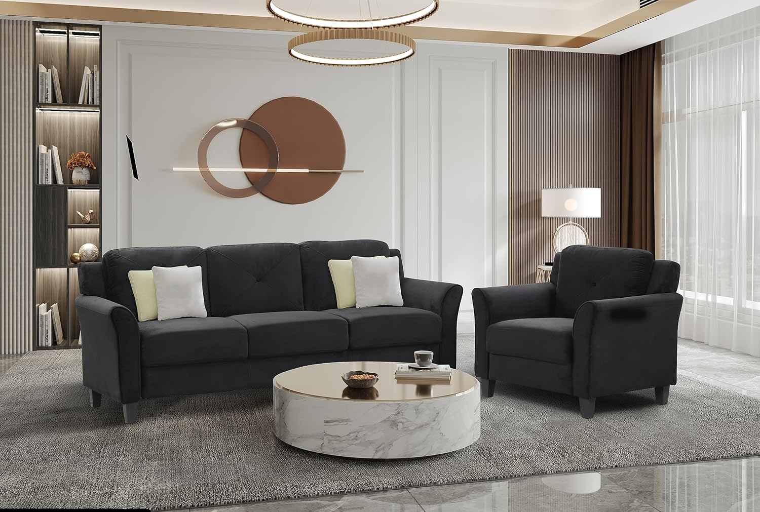 Fashion Living Room Two Piece Sofa Set - Luxurious Upgrade for Your Home - Perfectly Complements Your Living Room Décor